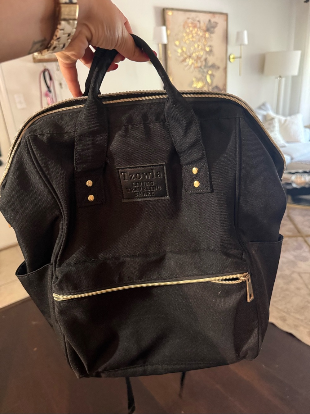 Black Travel Backpack